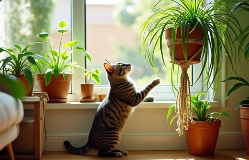 keep cat away from bromeliads