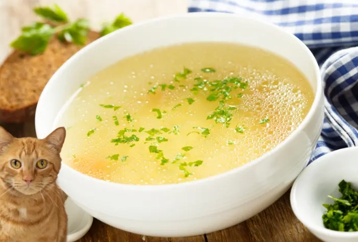 can cats eat chicken broth with onion