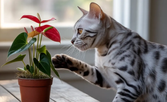 anthurium poisonous to cats