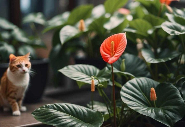 anthurium toxic to cats
