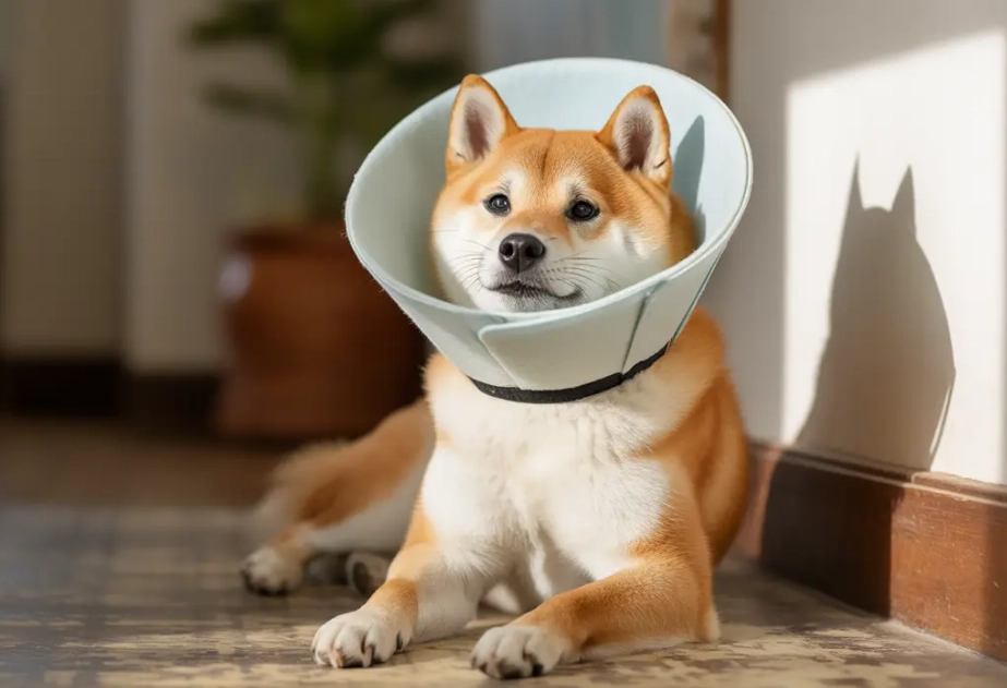 What can be used in place of a dog cone?